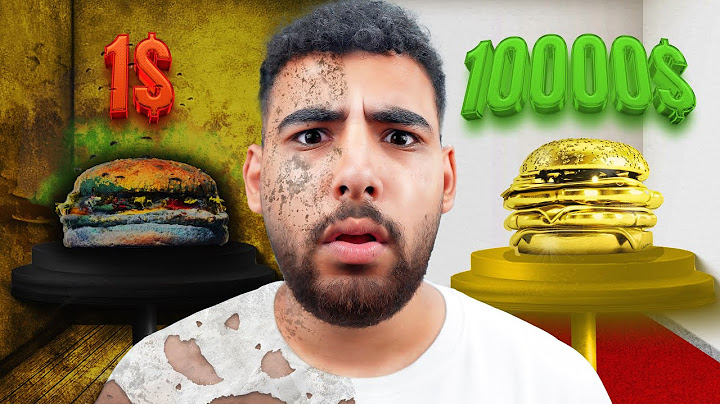 جربت برجر ب 5$ ضد برجر 1500$ 🍔(برجر دهب😱)