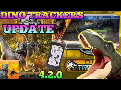 Jurassic World DINO TRACKERS 2023 Facts App Scan Codes 4 2 0