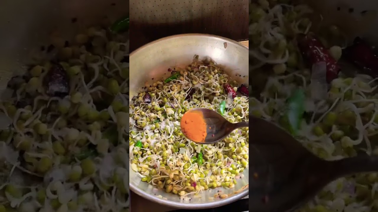 Healthy recipe/ മുളപ്പിച്ച ചെറുപയർ തോരൻ