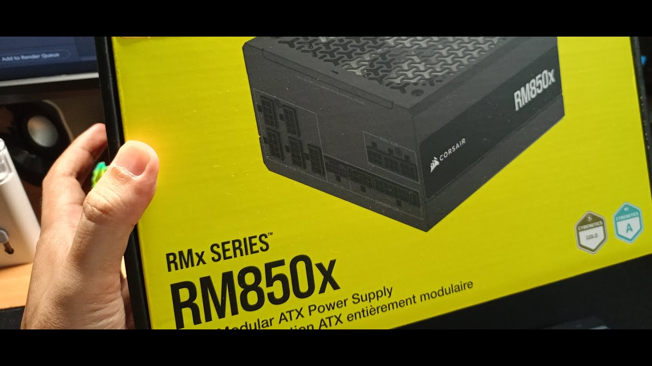Unboxing Corsair RM850x GOLD 80+ Modular @LAMPUSEN - YouTube