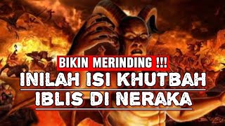 Khutbah Iblis Di Neraka