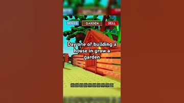 Day 1 Of Building A House In Grow A Garden Roblox Electronic Gaming Glitch Games Growagarden 