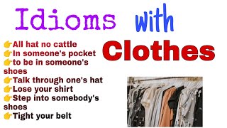 7 Idioms with clothes 👗👗 • English Developer • Smart words