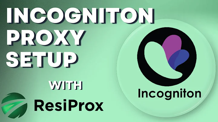 🕵️‍♂️ Stay Undetected with ResiProx + Incogniton: Full Proxy Setup Guide