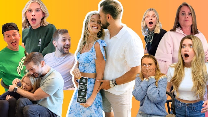 TELLING OUR FAMILY & FRIENDS WE'RE PREGNANT!