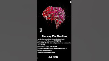 Who had the fastest verse on "Scatter Brain" by Conway The Machine