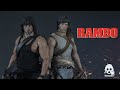 Threezero Rambo 3 and Rambo comparison