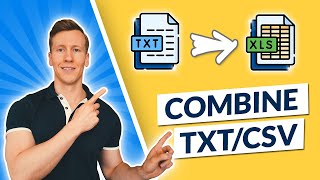 Convert the content from multiple TXT or CSV files into Excel using Python (Real-World Example)