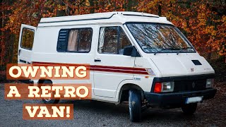 RETRO VAN LIFE - Pros and cons of owning a retro van | 1990 Renault Trafic Campervan
