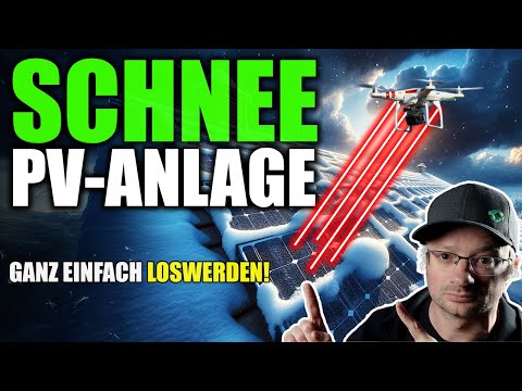 Schnee auf der PV Anlage? Unglaublich viel HALBWISSEN im NETZ!