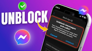 how to Unblock friend that accidently block On Messenger From iPhone | Unblock anyone on Messenger