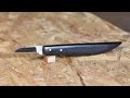 Making an Ebony Wood Carving Knife