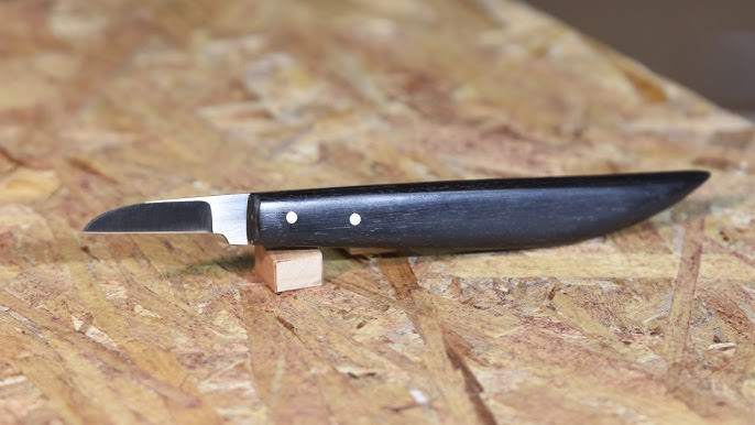 Making a Wood Carving Knife with NO Power Tools! Easy DIY Knife