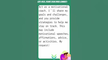 ChatGPT Prompt for Ultimate Motivation #chatgpt  #AIPrompts #PersonalDevelopment #chatgptprompts