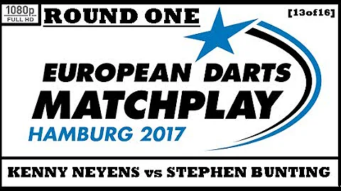 Round 1 [13of16]: Kenny Neyens v Stephen Bunting &...
