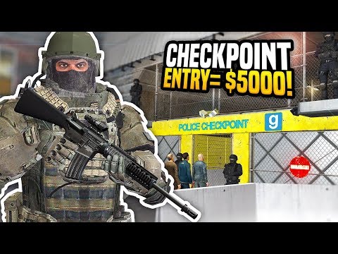 Building A Checkpoint Gmod Darkrp Police Border Roleplay Youtube - border roleplay minigun check point roblox