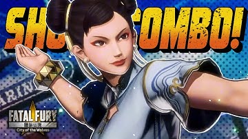 Fatal Fury: CotW ▰ CHUN-LI Short Combo Video...