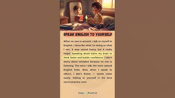 ✨Speaking English To Yourself | Listening Practice and English Reading 🎧📚 #learnenglish #english