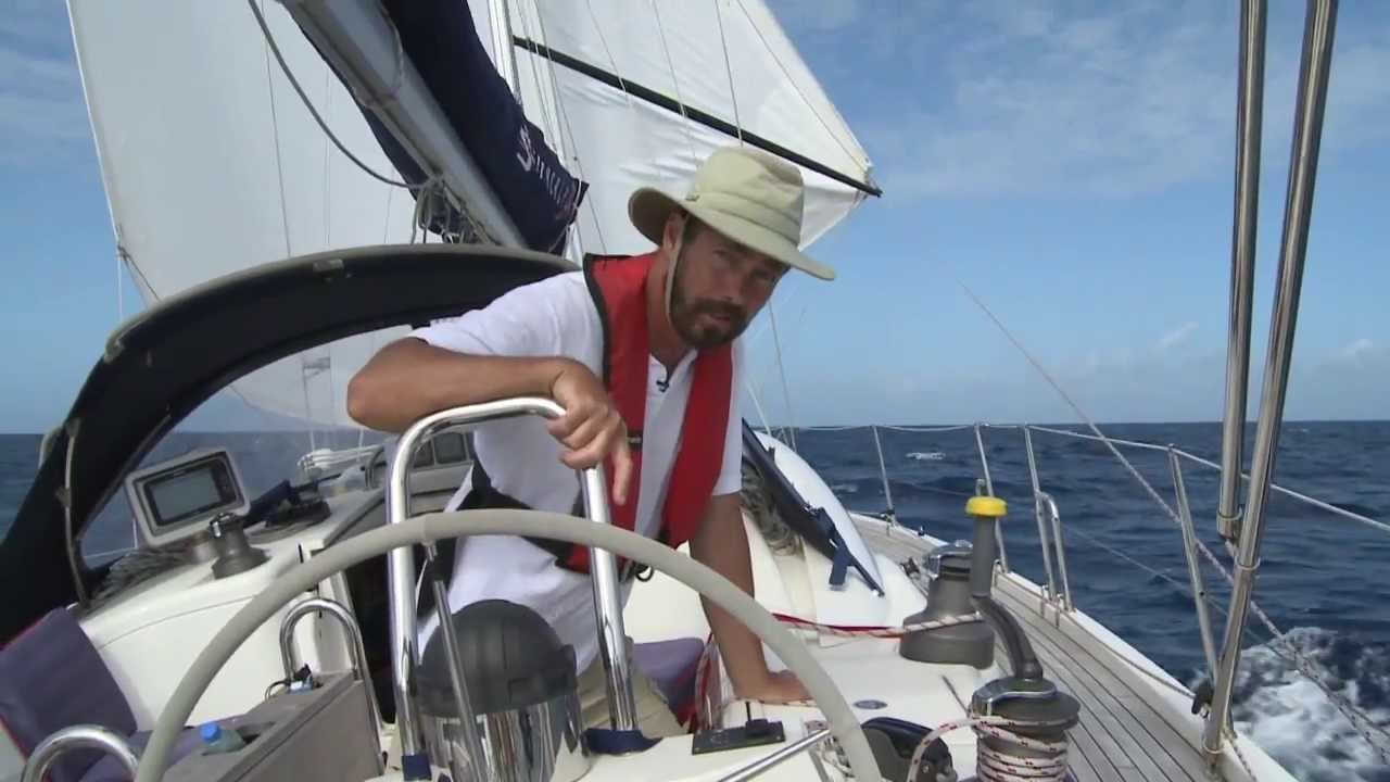 ARC Rally sailing across the Atlantic downwind with twin headsails