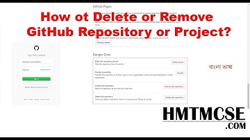 How to Delete or Remove GitHub Repository or Project? (Bangla)