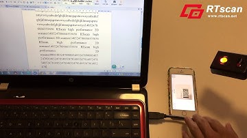 RT230 Small Engine USB 2D Barcode Scanner, Read Aztec code, QR code, PDF417 code