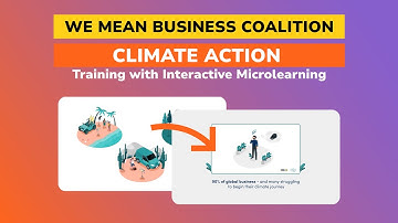 We Mean Business Coalition: Climate Action Training with Interactive Microlearning | Case Study