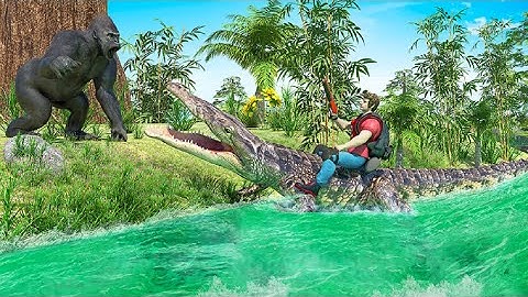 Lost Island Jungle Adventure Hunting Game Android Gameplay Elephant Vs Tiger #1