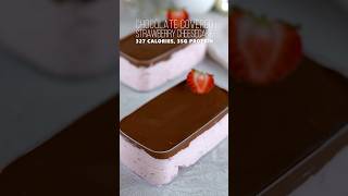 Protein Chocolate Covered Strawberry Cheesecake (Cottage Cheese)