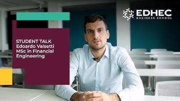 Student Talk from MSc in Financial Engineering | EDHEC Business School