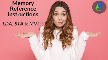 Memory Reference Instructions| SAP 2 Instruction Set | #1