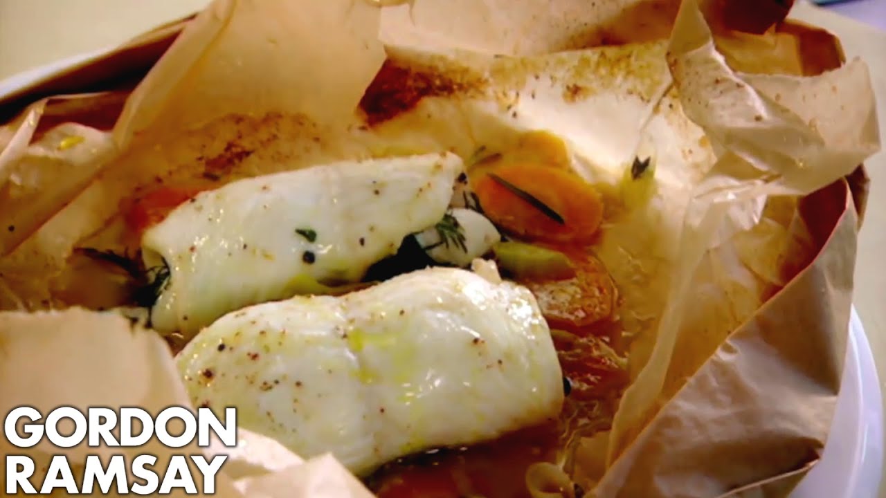 Lemon Sole en Papillote | Gordon Ramsay