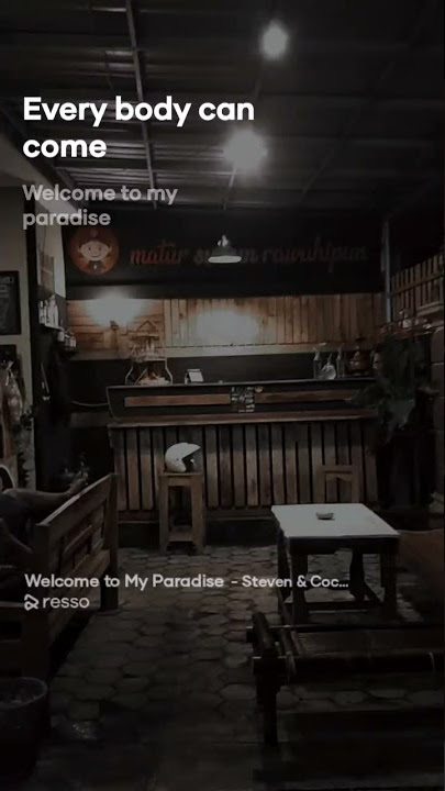 Story' wa 'Welcome to my paradise' untuk yang gabut senyumin aja