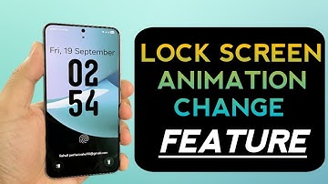 Samsung : How To Change Lock Screen Animation On Galaxy Phones *New Series* #oneui8 #samsung #oneui
