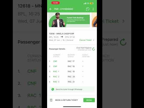 train ticket CNF