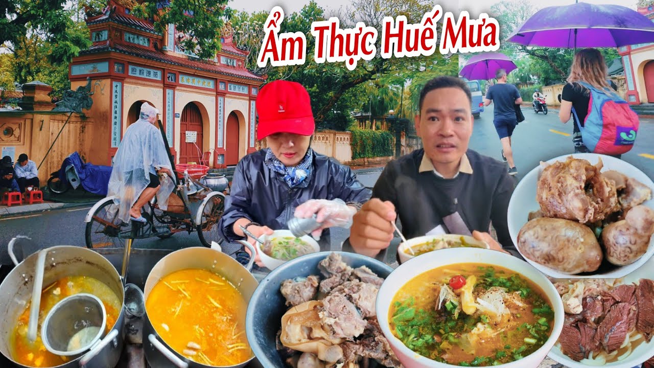 ẨM THỰC HUẾ MƯA - GÓC PHỐ CUNG AN ĐỊNH VỚI 2 MÓN NGON TRỨ DANH CỦA MỤ TÁM
