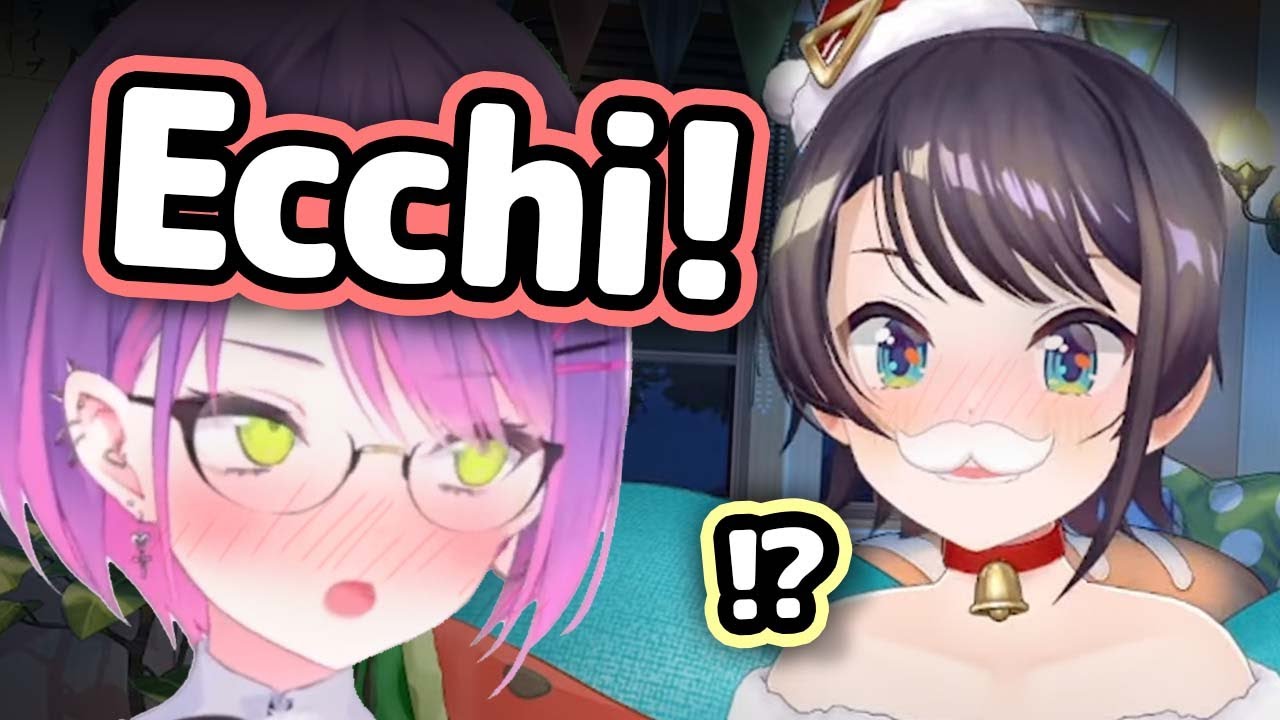 Subaru Puts Her Hand Inside Towa's Clothes...【Hololive】