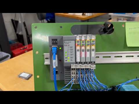 How to connect a AB L55 PLC to a AB Point I/O - YouTube
