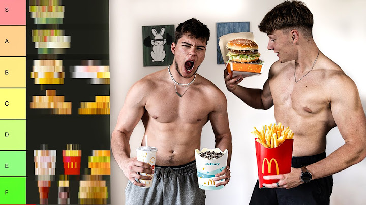 Jak moc je Mc Donald's Zdravý? | TIER LIST