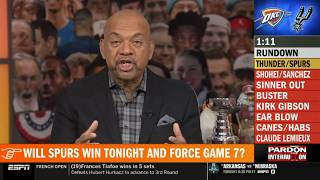 Pardon the Interruption | SGA will bury Wemby’s Game 7 hopes tonight! - Wilbon on Spurs vs Thunder