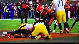 Myles Garrett Hits Mason Rudolph With Helmet Browns Vs Steelers. Full Video