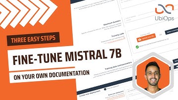Fine-tune Mistral 7b on your own documents in under 5 minutes