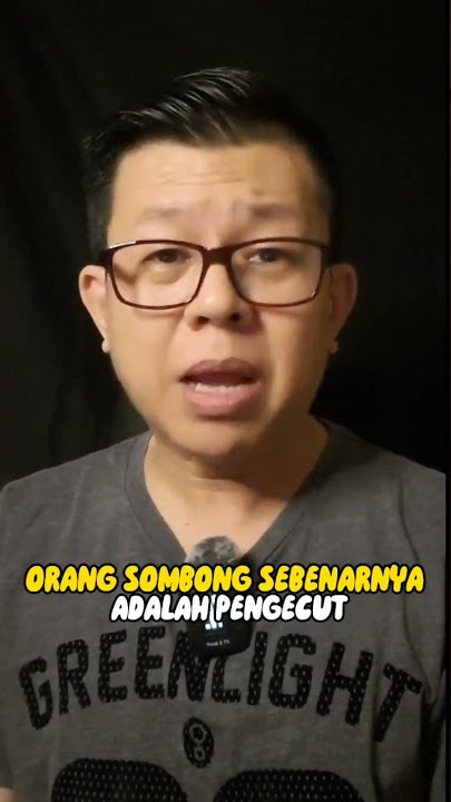 ORANG SOMBONG SEBENARNYA ADALAH PENGECUT #shorts #wiliantose
