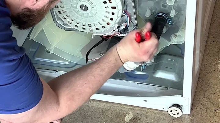 Easy!  How to Fix Whirlpool Washer WTW7120 Error F9E1 - Failed Drain Pump