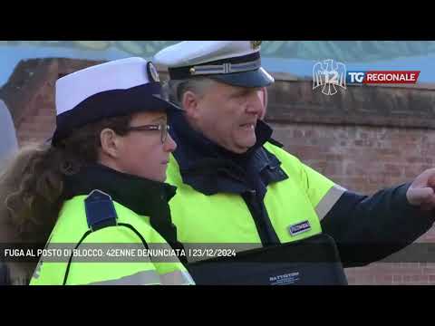 FUGA AL POSTO DI BLOCCO: 42ENNE DENUNCIATA  | 23/12/2024