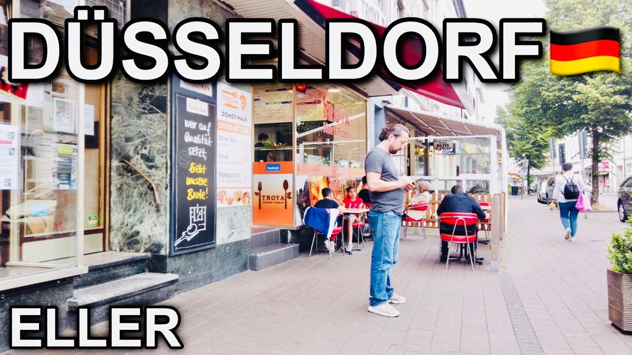 [4K] Return to Normal Life in Urban Germany? - Düsseldorf Eller Walking Tour
