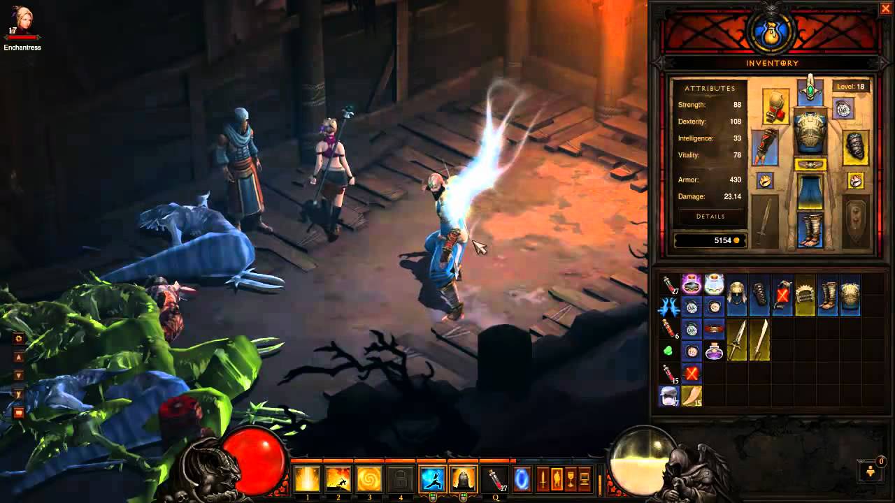 Diablo III Collector's edition dyes (Bottled cloud and smoke) appearances YouTube
