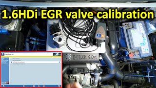 1.6HDi new EGR valve recalibration or reconfiguration, how to with Diagbox or PP2000