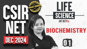 CSIR NET Dec 2024 Life Science | Biochemistry | Crash Course | CSIR NET Adda247