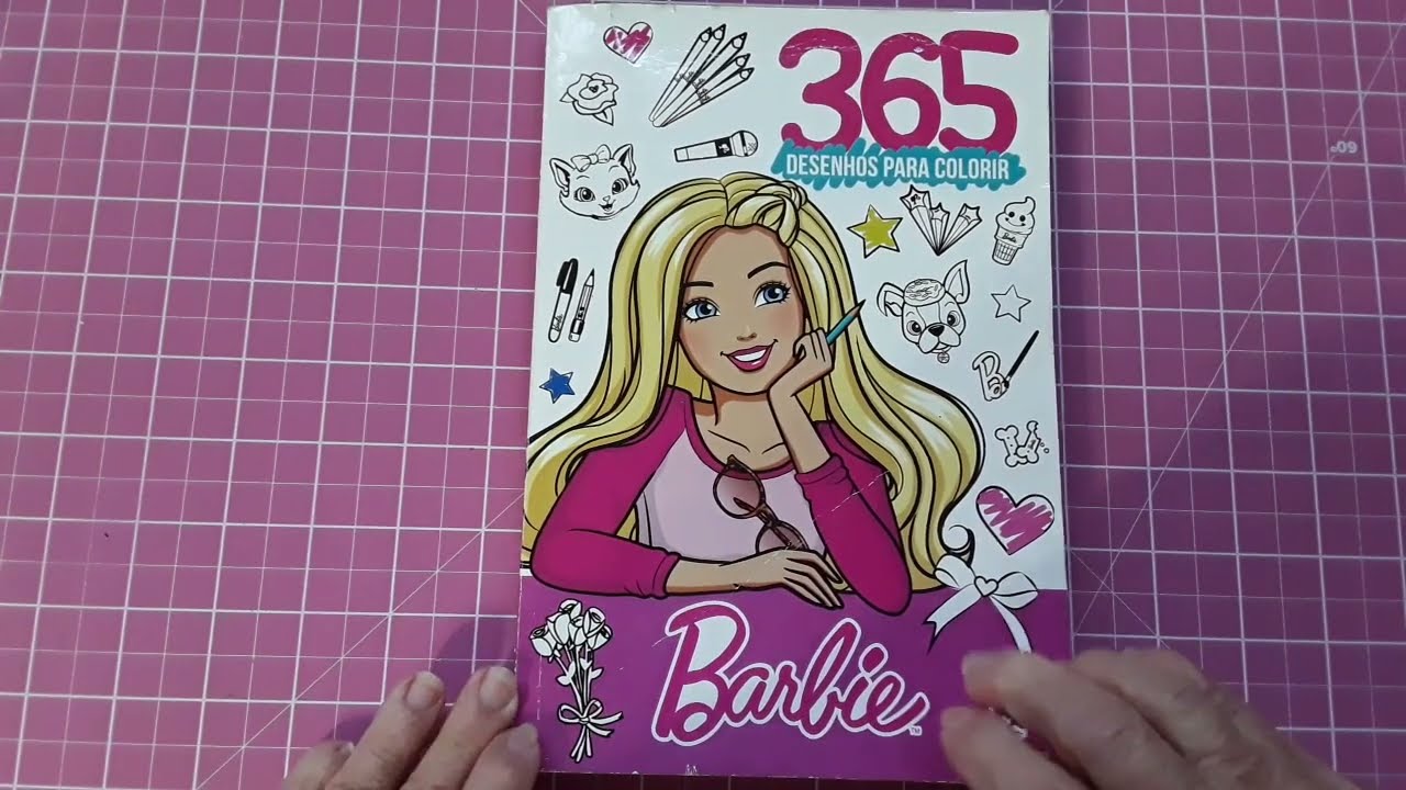 Livro de atividades Barbie c/Lapis para Colorir