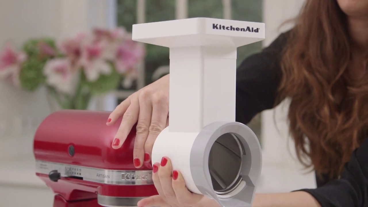 KitchenAid Food Prep Rotor Vegetable Slicer And Shredder YouTube